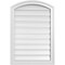 Ekena Millwork Arch Top Surface Mount PVC Gable Vent: Non-Functional, w/2"W x 1-1/2"P Brickmould Frame, 22"W x 30"H GVPAR22X3002SN - alternate 1